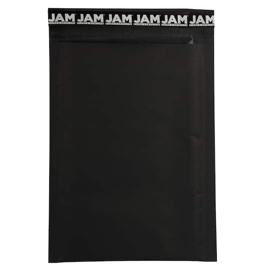 JAM Paper Black Kraft Bubble Lite Padded Mailers
